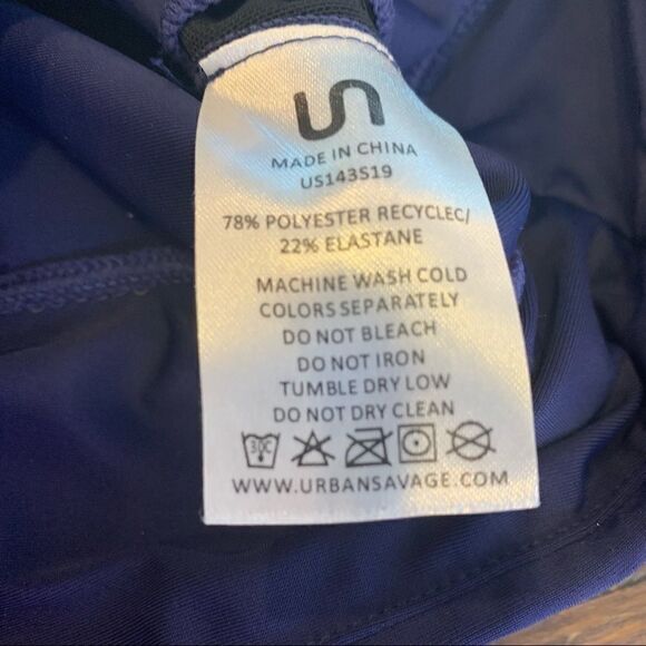 Urban Savage Tri Bra Size XS Color Navy/Ocean - Picture 9 of 13